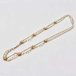 Rose and Pearl Necklace